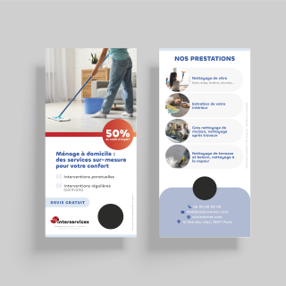 Flyer Ménage personnalisé