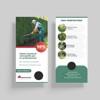 Flyer Espace Vert personnalisé