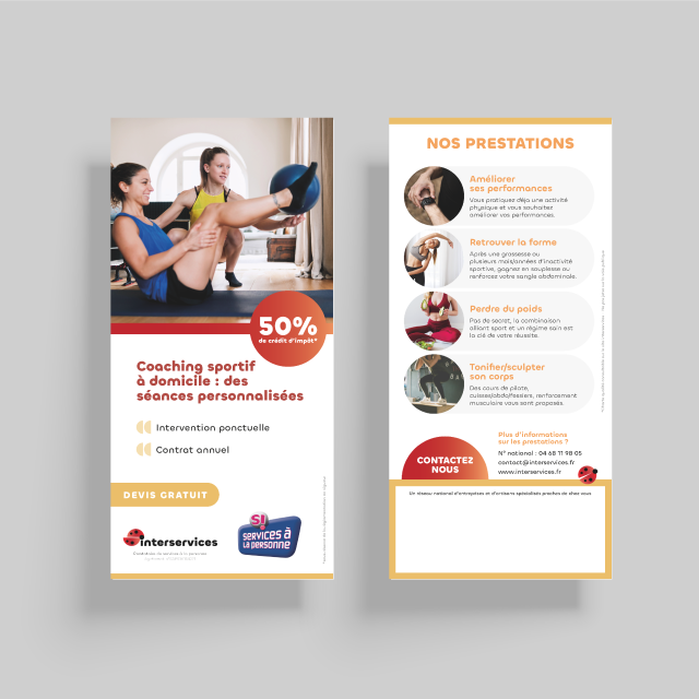 Flyer Coach Sportif ( Avec votre tampon )