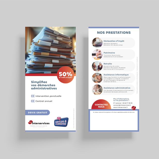 Flyer Administratif ( Avec votre tampon )