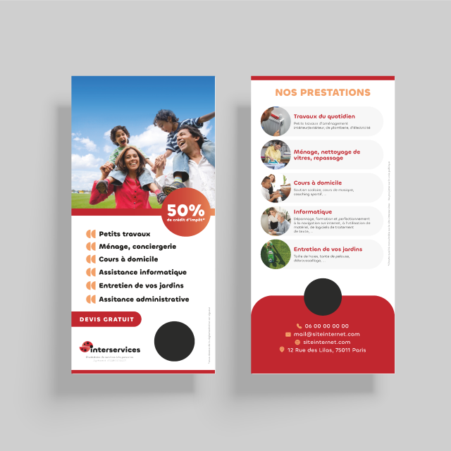 Flyer Tous services personnalisé