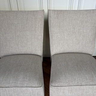 Changement de Couverture Paire de Chauffeuses