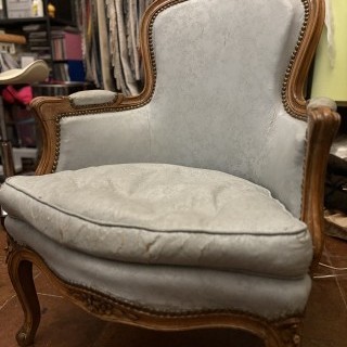 Réfection Semi-Partielle Bergère Style Louis XV