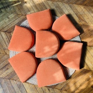 Série de 8 chaises gondoles de style Empire