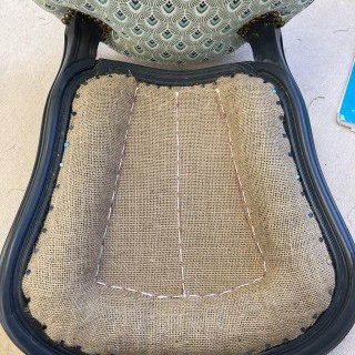 Chaise style Louis XV