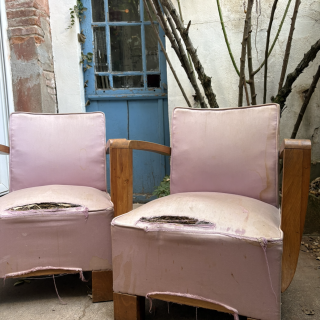 Restauration Complète Fauteuil Art Déco