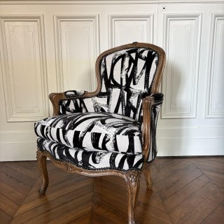 Réfection Semi-Partielle Bergère Style Louis XV