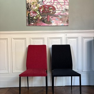 Changement de couverture chaises de salle à manger