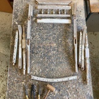 Restauration chaise style Directoire