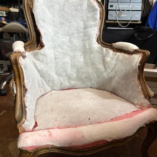 Restauration Fauteuil Bergère