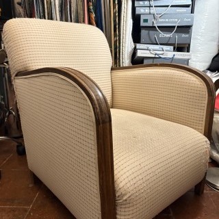 Changement de Couverture d'un Fauteuil Art Déco