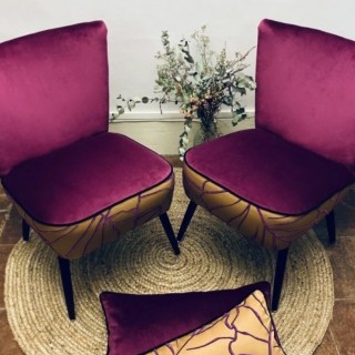 Paire de fauteuils Cocktails, 70’s