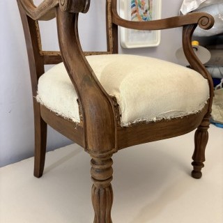 Changement de couverture d'un fauteuil cabriolet