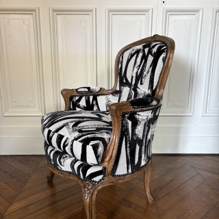 Réfection Semi-Partielle Bergère Style Louis XV