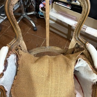 Restauration Fauteuil Bergère