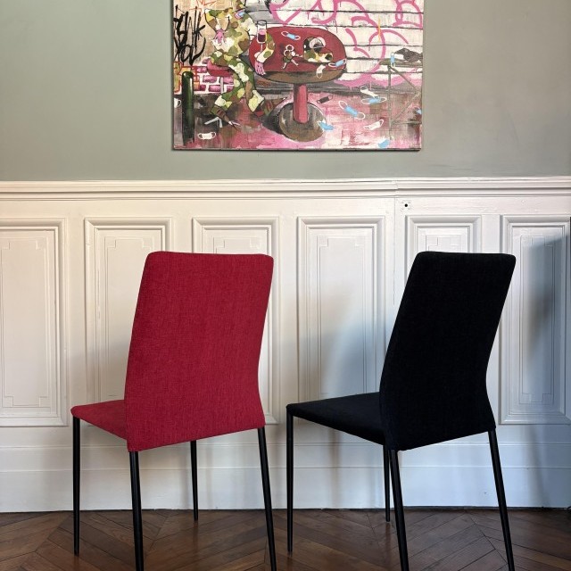 Changement de couverture chaises de salle à manger