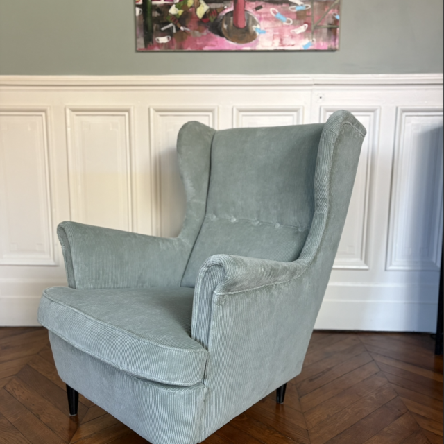 Changement de Couverture d'un fauteuil Ikéa