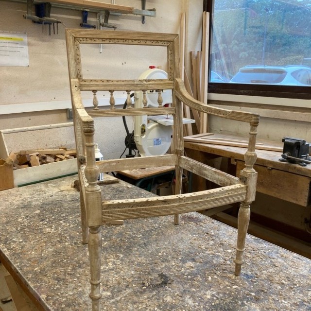Restauration chaise style Directoire