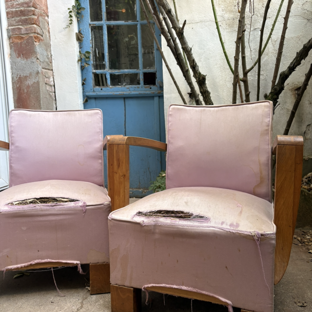 Restauration Complète Fauteuil Art Déco