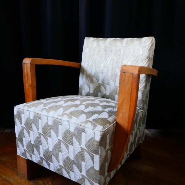 Restauration Complète Fauteuil Art Déco