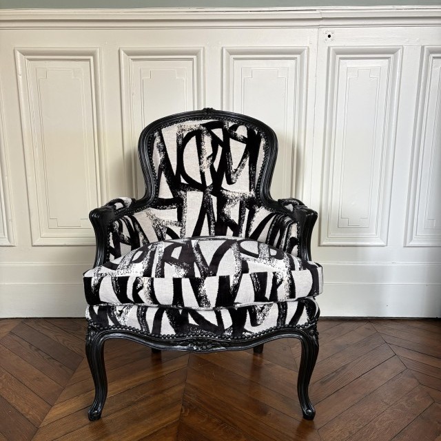 Réfection Semi-Partielle Bergère Style Louis XV