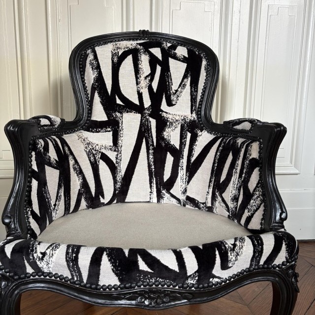 Réfection Semi-Partielle Bergère Style Louis XV