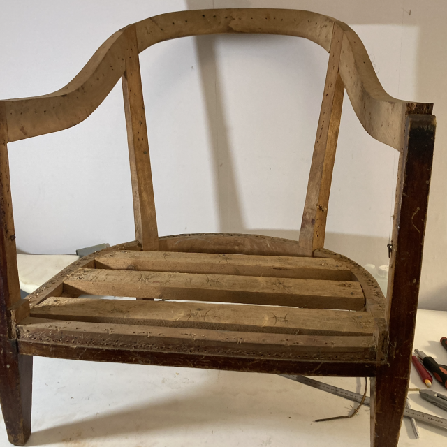 Restauration Fauteuil Art Déco