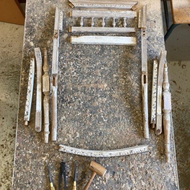 Restauration chaise style Directoire