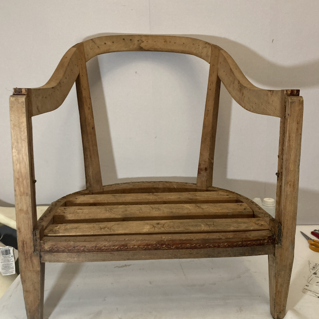 Restauration Fauteuil Art Déco