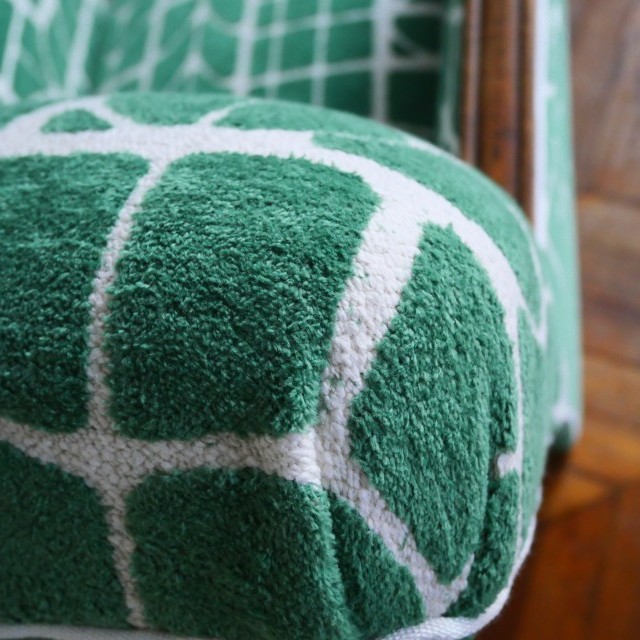 Changement de Couverture d'un Fauteuil Art Déco