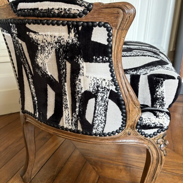 Réfection Semi-Partielle Bergère Style Louis XV