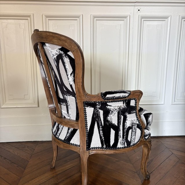 Réfection Semi-Partielle Bergère Style Louis XV