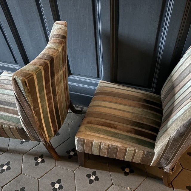 Changement de Couverture Paire de Chauffeuses