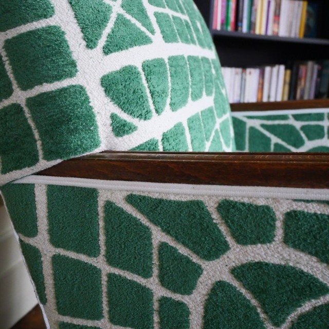 Changement de Couverture d'un Fauteuil Art Déco