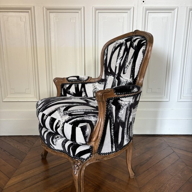 Réfection Semi-Partielle Bergère Style Louis XV