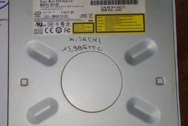 HL Storage Graveur DVD modèle LGE-DMGH12L