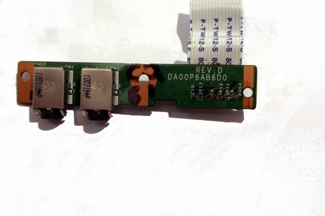 Carte port audio (ref DA00P6AB6D0) pour HP Compaq CQ61-210SN