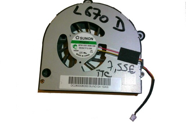 Ventilateur pour TOSHIBA L670D