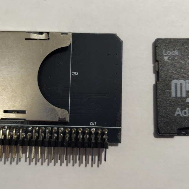 Adapteur SD/MicroSD vers mini IDE