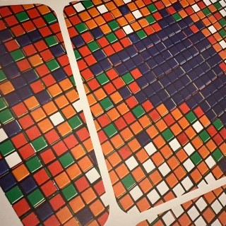 Invader - Affiche Exposition RUBIKCUBIST 4