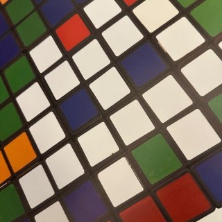 Invader - Affiche Exposition RUBIKCUBIST 1