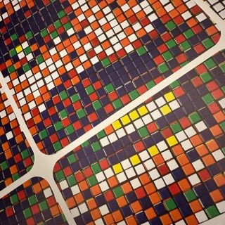 Invader - Affiche Exposition RUBIKCUBIST 8