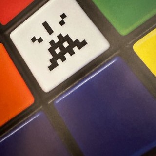 Invader - Affiche Exposition RUBIKCUBIST 2