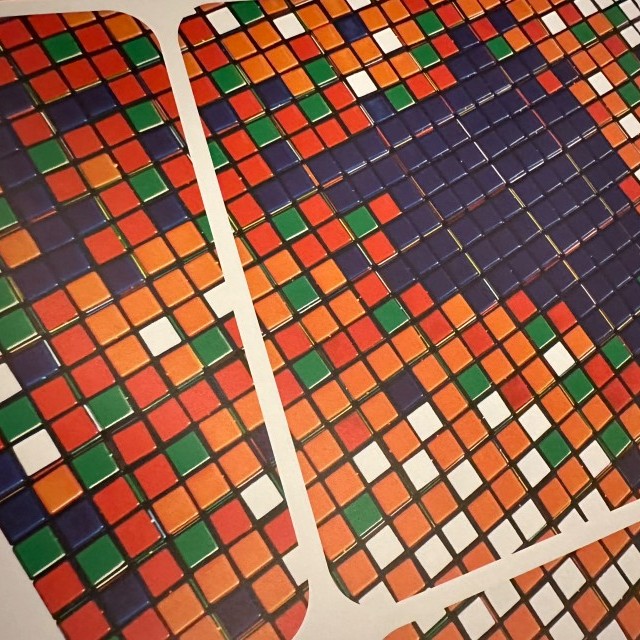 Invader - Affiche Exposition RUBIKCUBIST 4