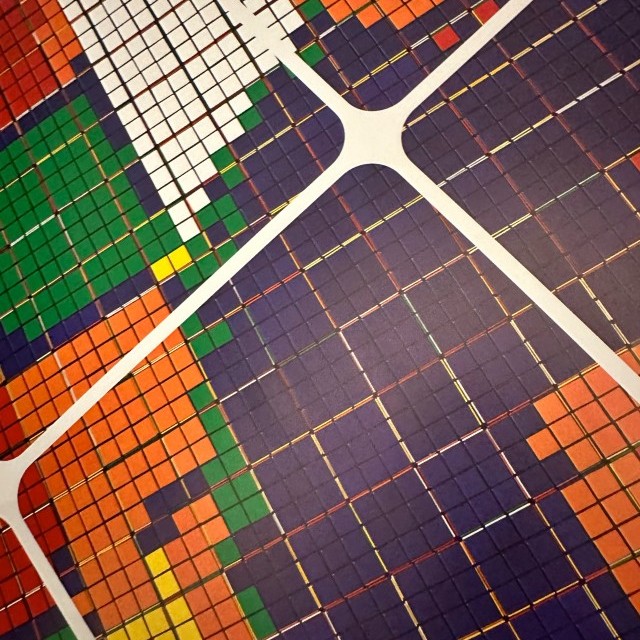 Invader - Affiche Exposition RUBIKCUBIST 9