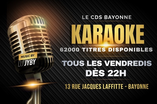 Tous les vendredis dès 22h, c'est KARAOKE!!!
