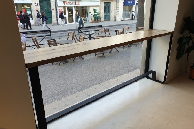 Table haute industriel- Modèle Nomade 00:10:23