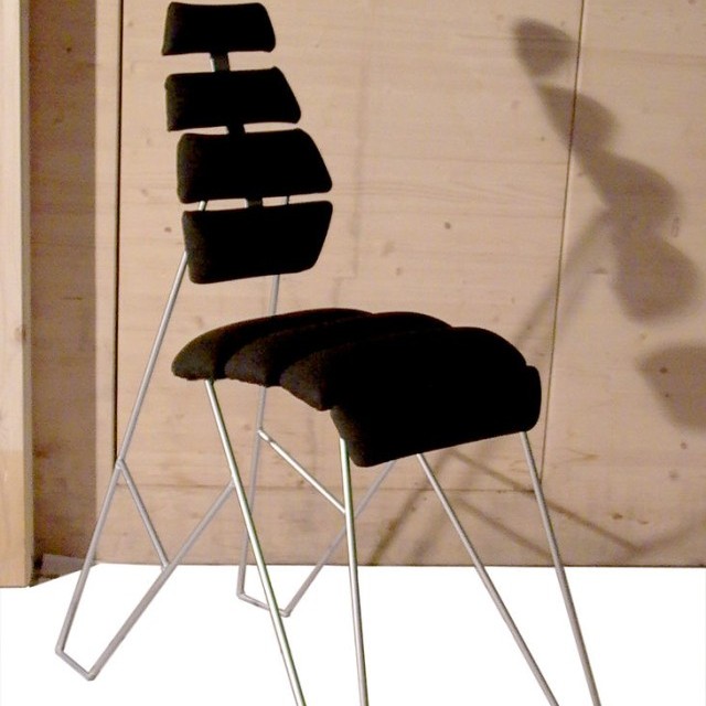 Chaise design geométrique concept