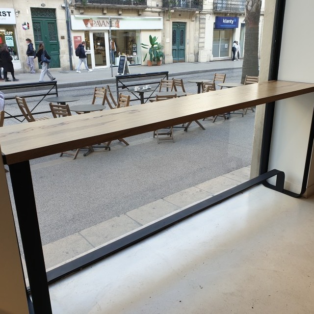 Table haute industriel- Modèle Nomade 00:10:23