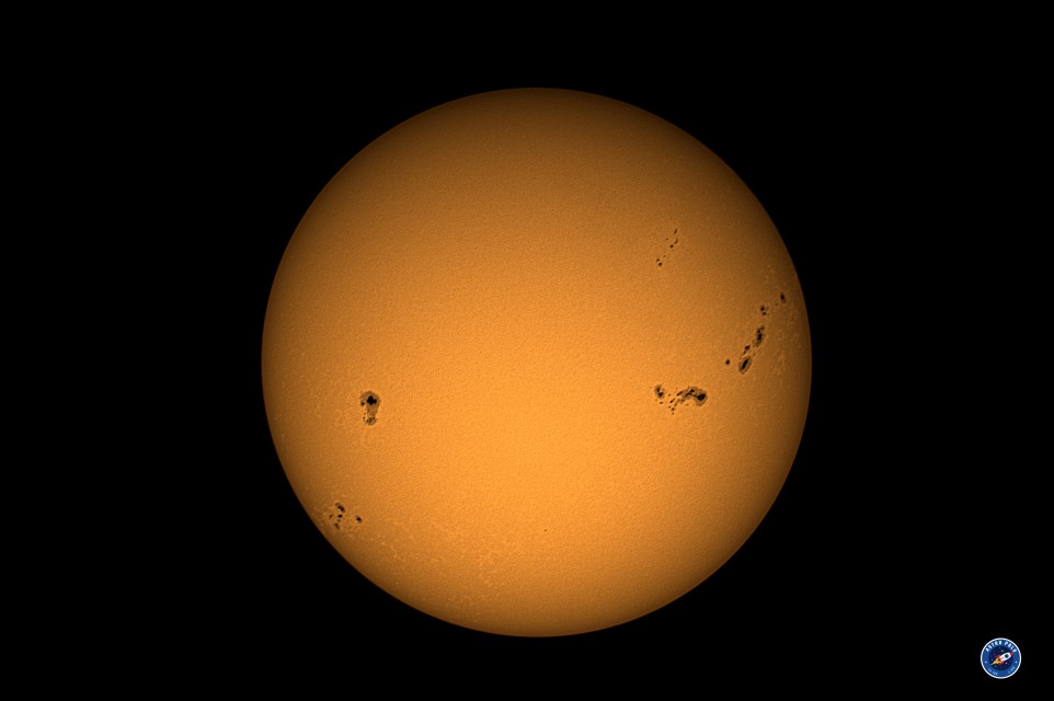 Le soleil en forte activité